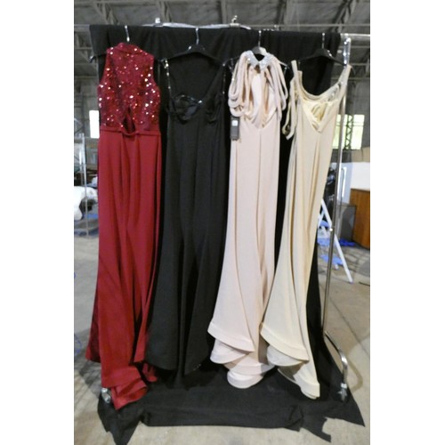 2289 - 4 x various Pia Michi evening dresses, size 10, please see pictures for more details ID numbers are ... 