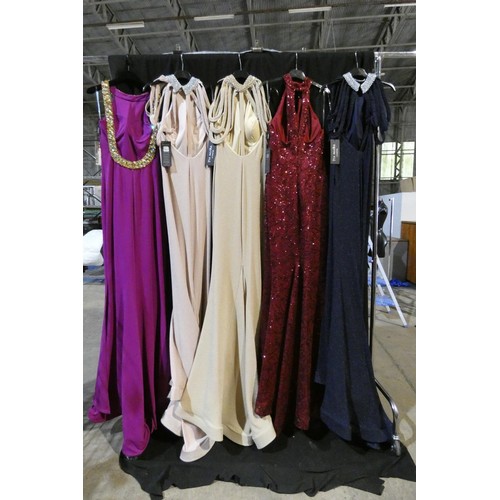 2293 - 5 x various Pia Michi evening dresses, size 10, please see pictures for more details  ID numbers are... 