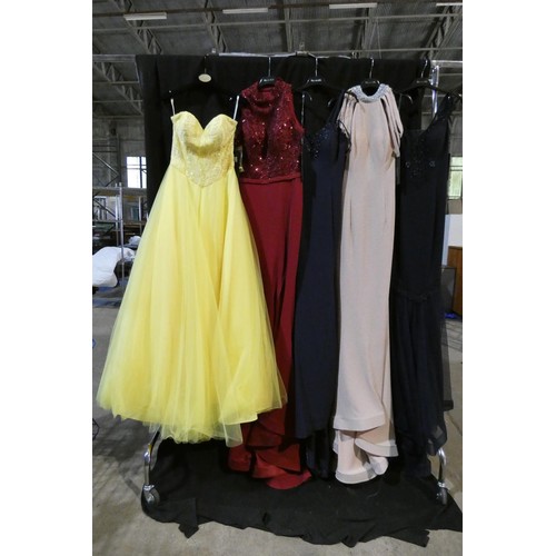 2294 - 5 x various Pia Michi evening dresses, size 10, please see pictures for more details  ID numbers are... 