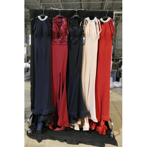 2295 - 5 x various Pia Michi evening dresses, size 10, please see pictures for more details  ID numbers are... 