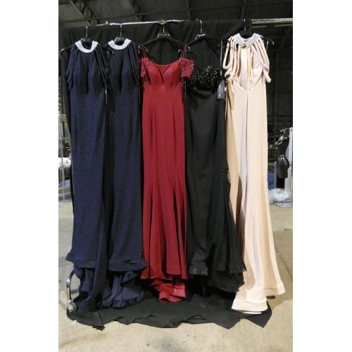 2297 - 5 x various Pia Michi evening dresses, size 10, please see pictures for more details  ID numbers are... 