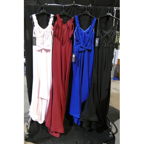 2307 - 4 x various Pia Michi evening dresses, size 12, please see pictures for more details  ID numbers are... 