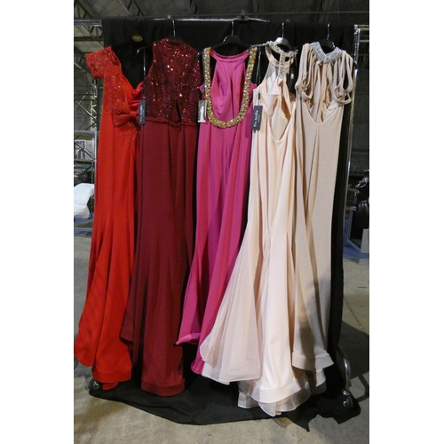 2311 - 5 x various Pia Michi evening dresses, size 12, please see pictures for more details ID numbers are ... 