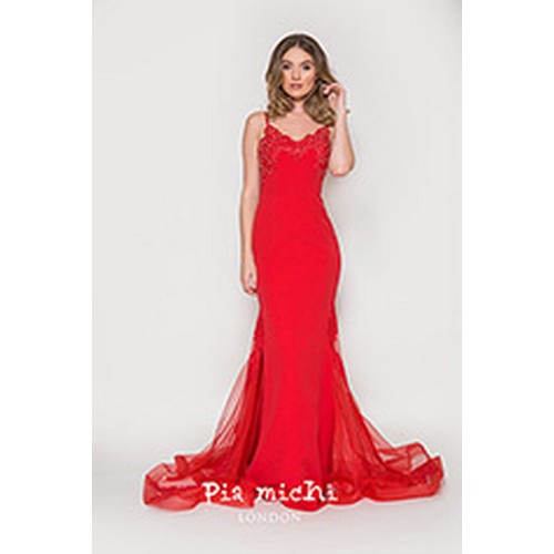 2297 - 5 x various Pia Michi evening dresses, size 10, please see pictures for more details  ID numbers are... 