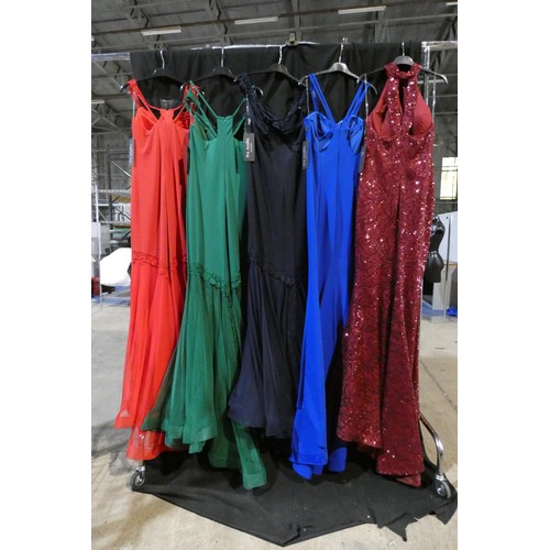 2313 - 5 x various Pia Michi evening dresses, size 12, please see pictures for more details  ID numbers are... 