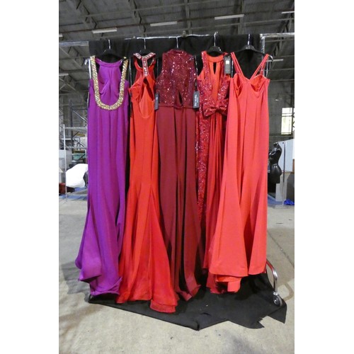 2318 - 5 x various Pia Michi evening dresses, size 12, please see pictures for more details  ID numbers are... 