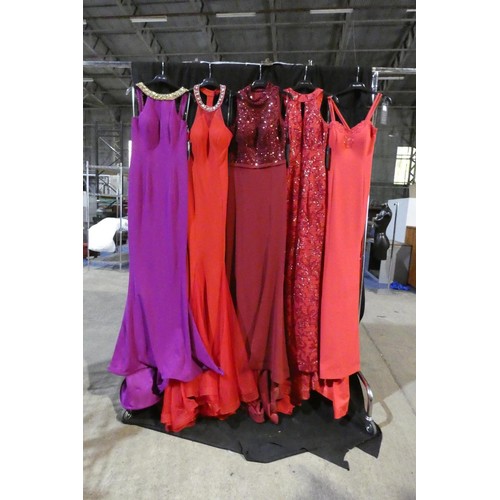 2318 - 5 x various Pia Michi evening dresses, size 12, please see pictures for more details  ID numbers are... 