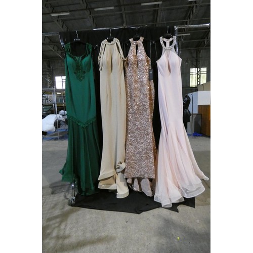 2321 - 4 x various Pia Michi evening dresses, size 14, please see pictures for more details  ID numbers are... 