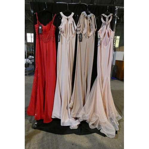 2322 - 4 x various Pia Michi evening dresses, size 14, please see pictures for more details  ID numbers are... 