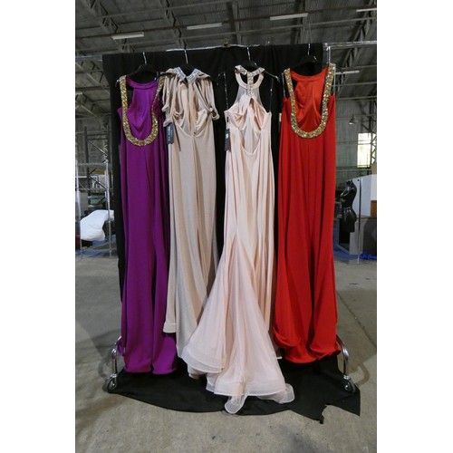 2323 - 4 x various Pia Michi evening dresses, size 14, please see pictures for more details ID numbers are ... 