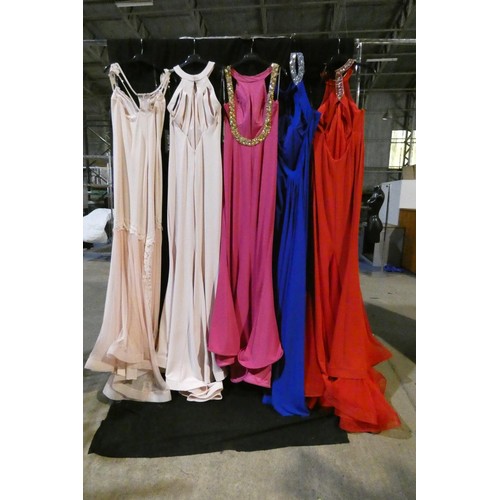 2327 - 5 x various Pia Michi evening dresses, size 14, please see pictures for more details  ID numbers are... 