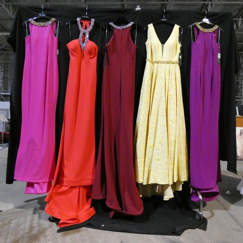 2330 - 5 x various Pia Michi evening dresses, size 14, please see pictures for more details   ID numbers ar... 