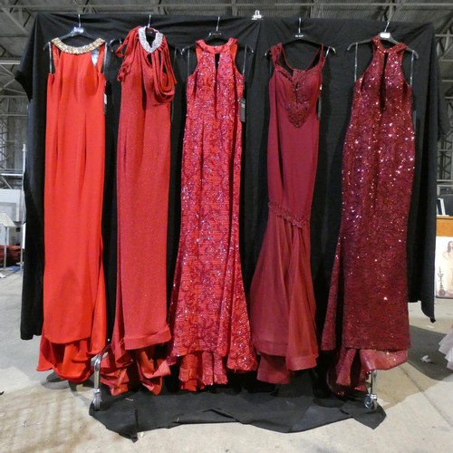 2332 - 5 x various Pia Michi evening dresses, size 14, please see pictures for more details ID numbers are ... 