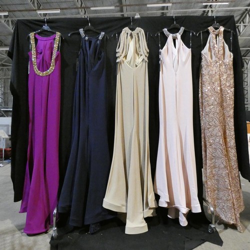 2337 - 5 x various Pia Michi evening dresses, size 14, please see pictures for more details ID numbers are ... 