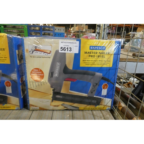 5613 - 1 x Rapesco Pro 181EL master electric nailer