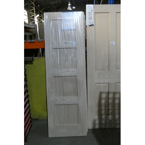 5893 - 4 x Jeld Wen Oak veneer doors each approx 610 x 1981mm