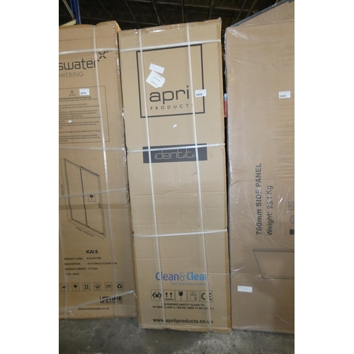 5920 - 1 x Identiti glass screen approx 1200 x 900mm by April Products - Please note that the box is marked... 