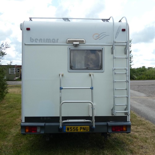 10 - White Fiat Ducato 2.8 Td Europe 5000 SL 6 berth Motor Caravan,  Reg W556 PNU, 1st reg 30/03/2000, Ma... 