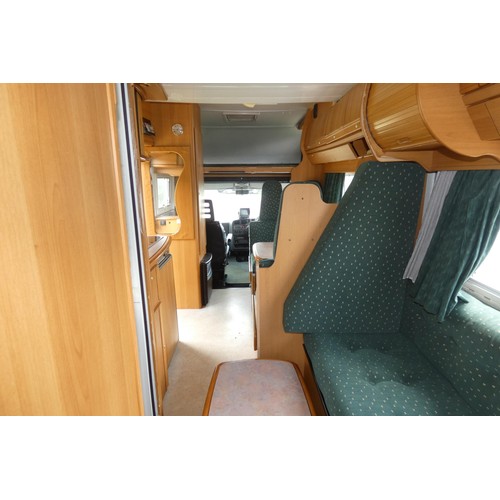 10 - White Fiat Ducato 2.8 Td Europe 5000 SL 6 berth Motor Caravan,  Reg W556 PNU, 1st reg 30/03/2000, Ma... 