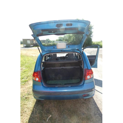 11 - Blue Hyundai Getz GSi 5 dr Hatchback, Reg EN54 BAU, 1st reg 11/12/2004, 5 speed manual petrol 1341cc... 