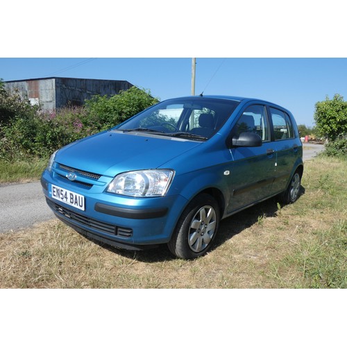 11 - Blue Hyundai Getz GSi 5 dr Hatchback, Reg EN54 BAU, 1st reg 11/12/2004, 5 speed manual petrol 1341cc... 