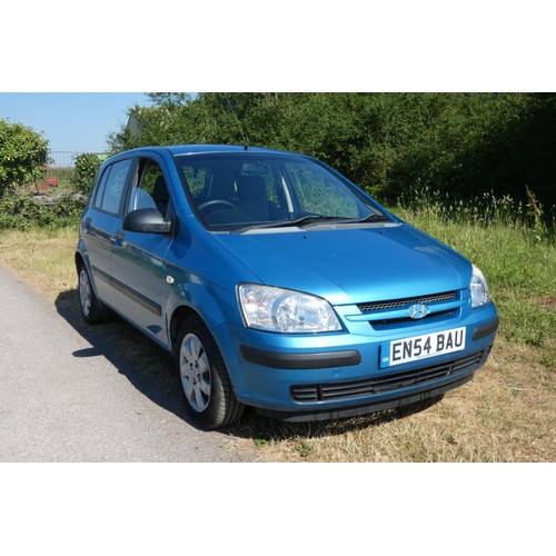 11 - Blue Hyundai Getz GSi 5 dr Hatchback, Reg EN54 BAU, 1st reg 11/12/2004, 5 speed manual petrol 1341cc... 