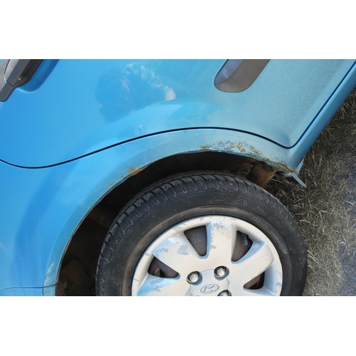 11 - Blue Hyundai Getz GSi 5 dr Hatchback, Reg EN54 BAU, 1st reg 11/12/2004, 5 speed manual petrol 1341cc... 