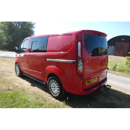 1 - Red Ford Transit Custom 330 ECO-TE  L1 DIES 2.2  TDCI 125PS low roof Van, Reg MM64 DYH, 1st Reg 19/1... 