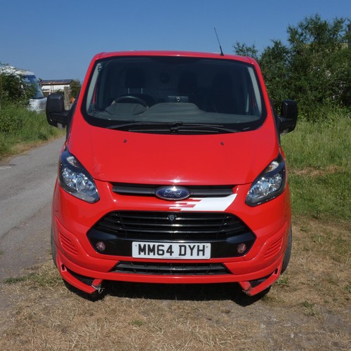 1 - Red Ford Transit Custom 330 ECO-TE  L1 DIES 2.2  TDCI 125PS low roof Van, Reg MM64 DYH, 1st Reg 19/1... 