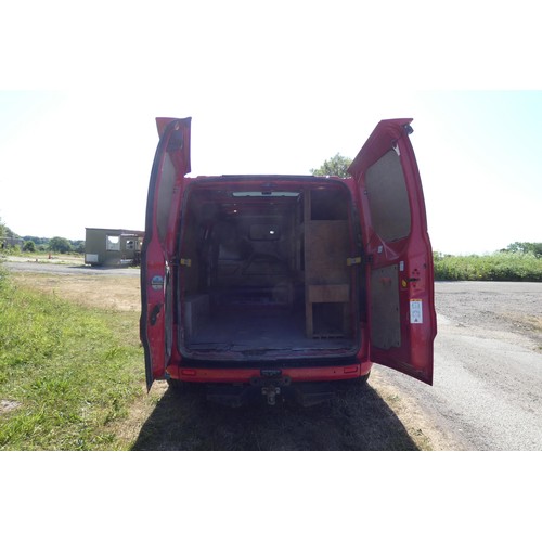 1 - Red Ford Transit Custom 330 ECO-TE  L1 DIES 2.2  TDCI 125PS low roof Van, Reg MM64 DYH, 1st Reg 19/1... 