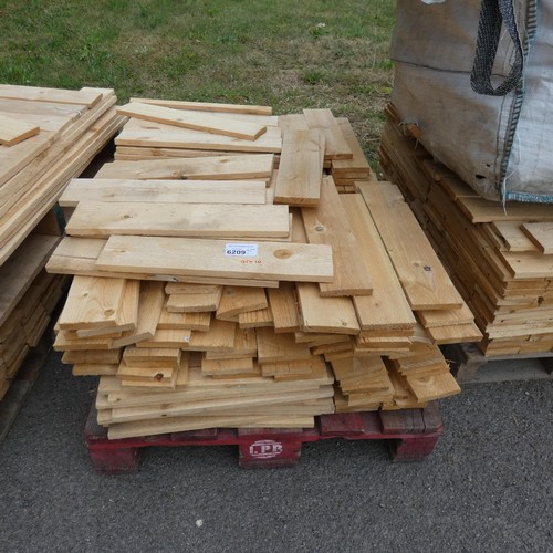 6209 - 1 pallet containing a qty of timber comprising of mostly 45cm x 10cm x 1.5