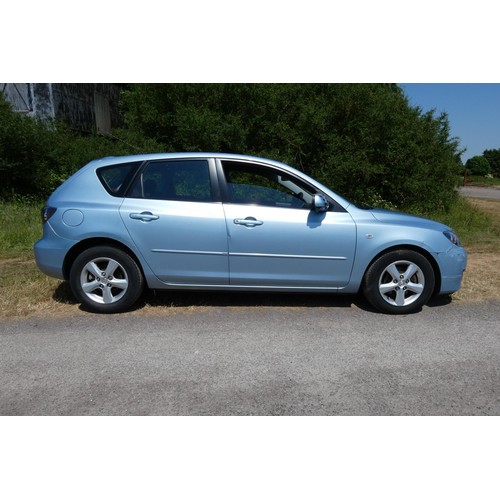 14 - Silver Mazda 3 TS 1.6 hatchback 5dr. reg WJ07 ULU, 1st reg. 27/03/2007, 5 speed manual Petrol 1598cc... 