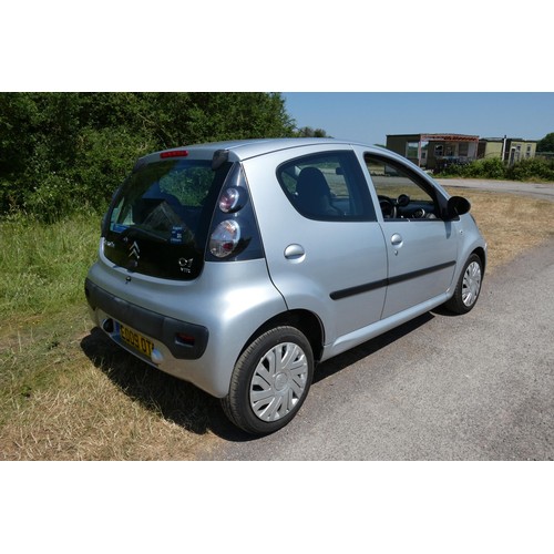 15 - Grey Citroen C1 VTR hatch back 1.0i 5dr, Reg E009 OTP, 1st reg 31/03/2009, 5 sp manual petrol, 998cc... 