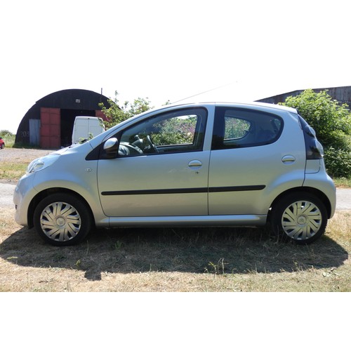 15 - Grey Citroen C1 VTR hatch back 1.0i 5dr, Reg E009 OTP, 1st reg 31/03/2009, 5 sp manual petrol, 998cc... 