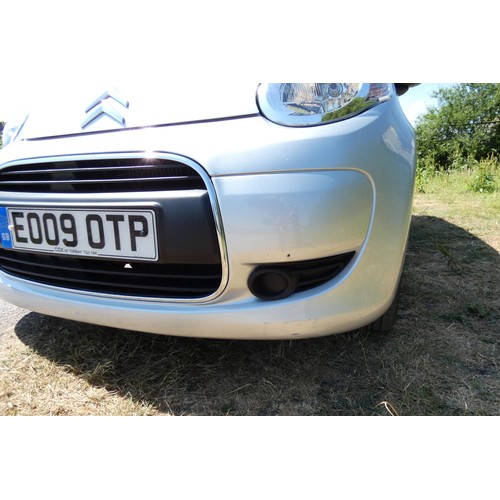 15 - Grey Citroen C1 VTR hatch back 1.0i 5dr, Reg E009 OTP, 1st reg 31/03/2009, 5 sp manual petrol, 998cc... 