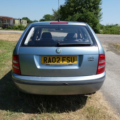 16 - Grey Skoda Fabia Classic 8V estate, Reg RA02 FSU, 1st Reg 15/06/2002, 5 speed manual Petrol 1397cc, ... 