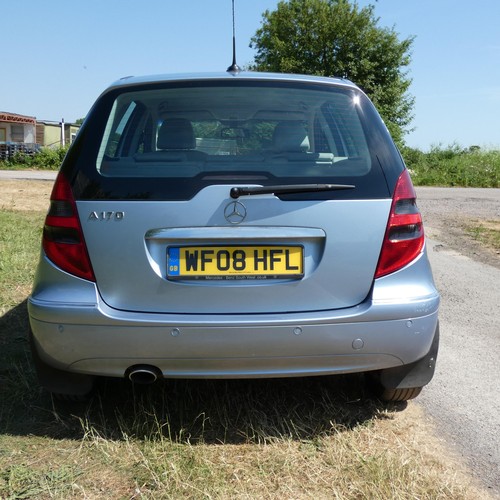 17 - Blue Mercedes  A170 Avantgarde SE CVT 5 dr hatchback, Reg: WF08 HFL, 1st reg 26/03/2008, variable sp... 