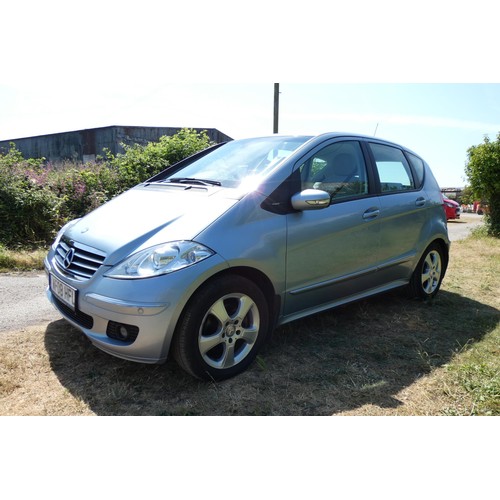 17 - Blue Mercedes  A170 Avantgarde SE CVT 5 dr hatchback, Reg: WF08 HFL, 1st reg 26/03/2008, variable sp... 