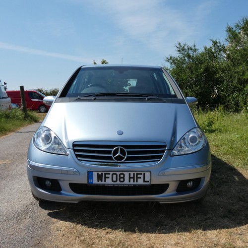 17 - Blue Mercedes  A170 Avantgarde SE CVT 5 dr hatchback, Reg: WF08 HFL, 1st reg 26/03/2008, variable sp... 