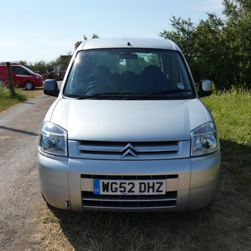 13 - Silver Citroen Berlingo Multispace DSL ES 1.9D Forte 5dr. Estate. Reg WG52 DHZ, 1st reg. 18/12/2002,... 