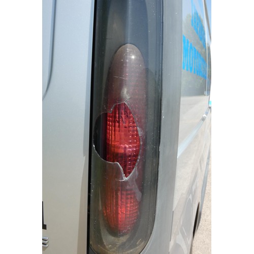 2 - Silver Nissan Primastar SE DCI 100 SWB panel van, Reg: LB53 PXJ, 1st reg 16/12/2003, 6 speed manual ... 