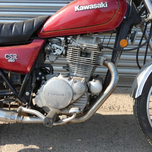 25 - Kawasaki KZ250CSR 1981 speedo reads 10,048’ Comes with Title Docs & Import Cert NOVA 23E159076.... I... 