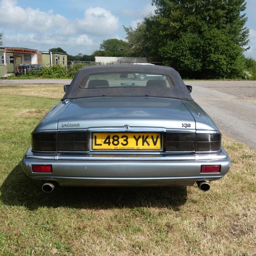 21 - Blue Jaguar XJ-S Convertible Auto, Reg L483 YKV, 1st Reg 16/05/1994, 4 speed Auto Petrol Sports 3980... 