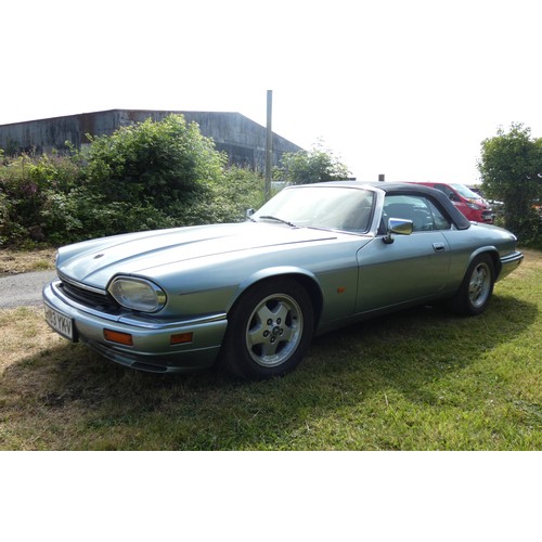 21 - Blue Jaguar XJ-S Convertible Auto, Reg L483 YKV, 1st Reg 16/05/1994, 4 speed Auto Petrol Sports 3980... 