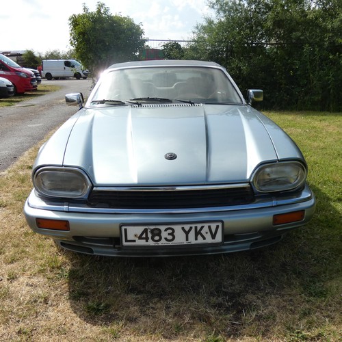 21 - Blue Jaguar XJ-S Convertible Auto, Reg L483 YKV, 1st Reg 16/05/1994, 4 speed Auto Petrol Sports 3980... 