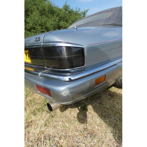 21 - Blue Jaguar XJ-S Convertible Auto, Reg L483 YKV, 1st Reg 16/05/1994, 4 speed Auto Petrol Sports 3980... 