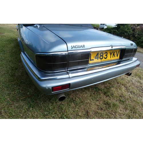 21 - Blue Jaguar XJ-S Convertible Auto, Reg L483 YKV, 1st Reg 16/05/1994, 4 speed Auto Petrol Sports 3980... 