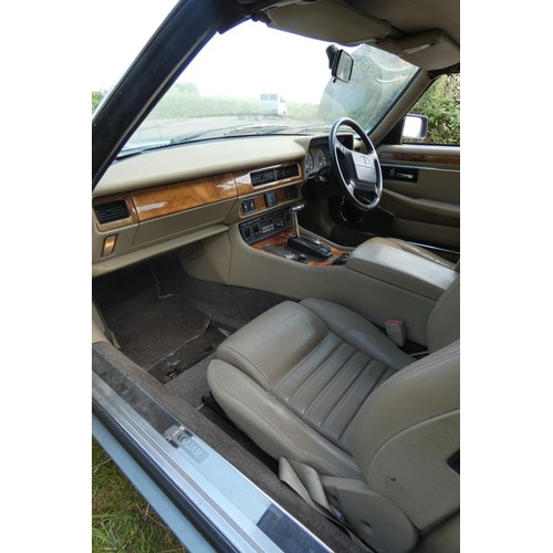 21 - Blue Jaguar XJ-S Convertible Auto, Reg L483 YKV, 1st Reg 16/05/1994, 4 speed Auto Petrol Sports 3980... 