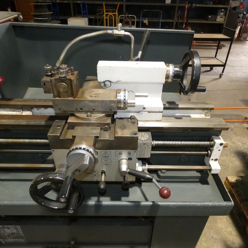 6185 - 1 x Harrison M300 gap bed metal turning lathe, 3ph, overall bed length including gap piece approx 10... 