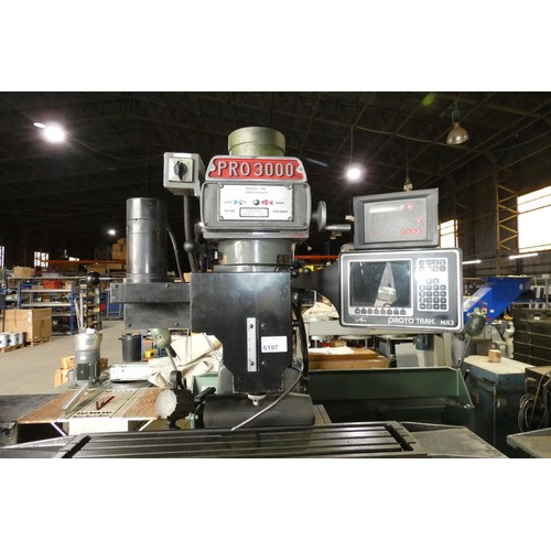 6197 - 1 x King Rich / XYZ PRO 3000 milling machine model KR-V3000SLV, 3ph, YOM 1997, fitted with an SWI Pr... 